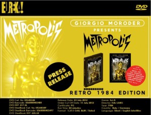 Giorgio Moroder presents Metropolis als DVD und DVD-Steelbook in UK