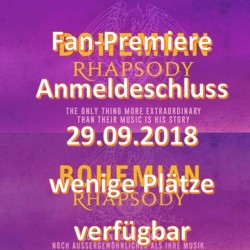 BoRhap Fan-Premiere Anmeldeschluss 29.09.