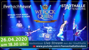 WE ROCK Queen Konzertankündigung bei LokalPlus