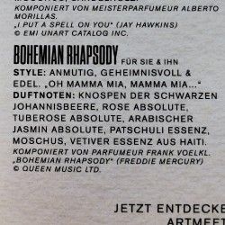 Parfüm "Bohemian Rhapsody" von AMA - Beschreibung