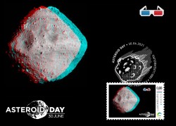 Asteroid Day Briefmarke aus Luxemburg