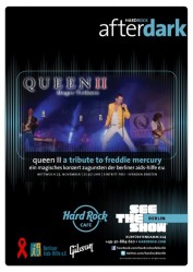 Hard Rock Cafe Berlin und Queen II erinnern an 20. Todestag von Freddie Mercury