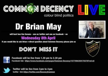 Common Decency Chat mit Brian May