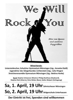 Chorkonzert: We Will Rock You