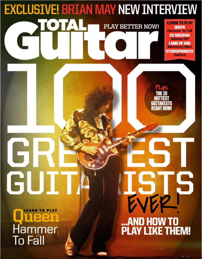 Brian May ist die Nummer 1 bei Total Guitar
