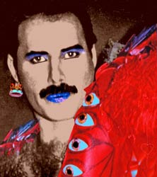 Freddie Mercury Portrait von HA Schult